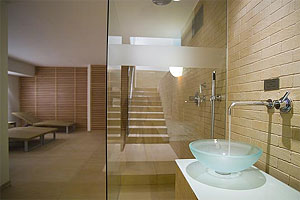 The extensive and modern spa at our hotel in Salzburg